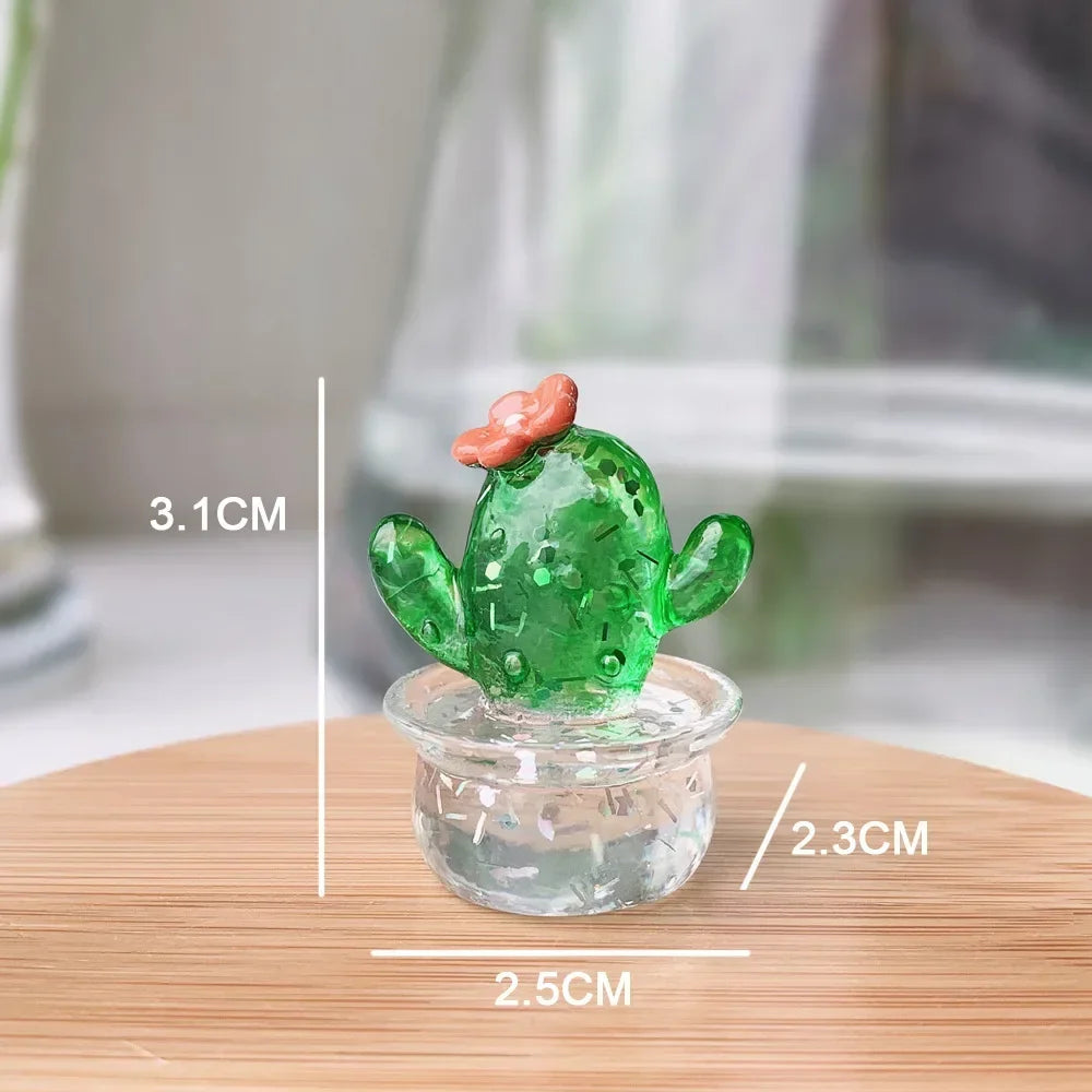Mini Glass Cactus