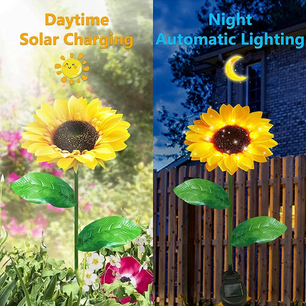 Solar Sunflower LED