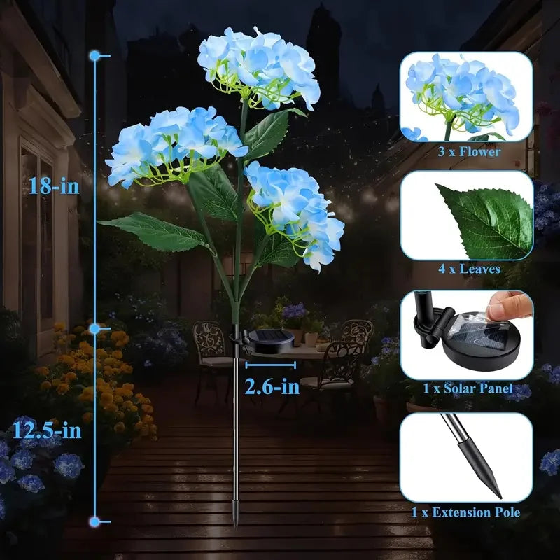 Solar Hydrangea LED