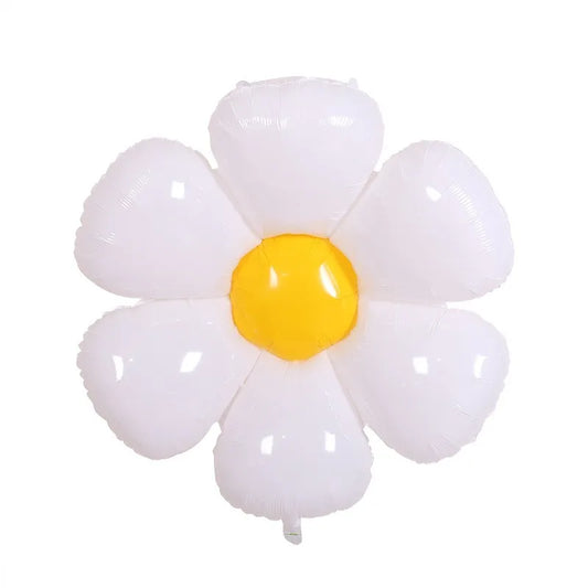 White Daisy Balloons
