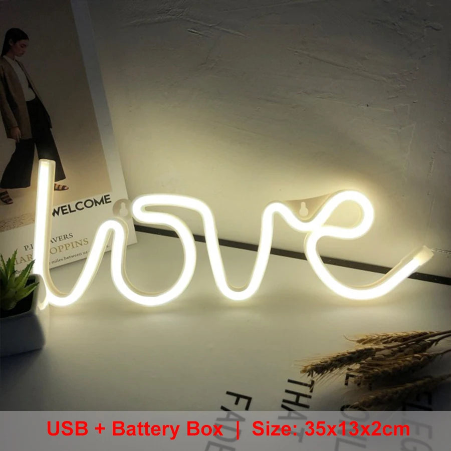 Neon Love LED