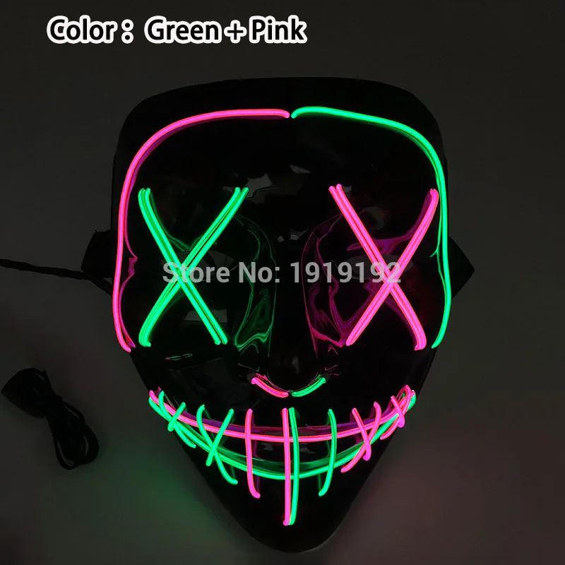 LED Carnival Masks