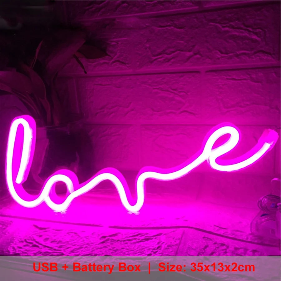 Neon Love LED