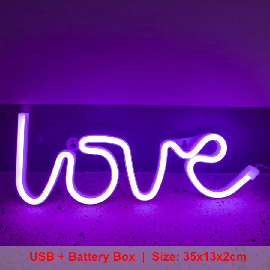 Neon Love LED