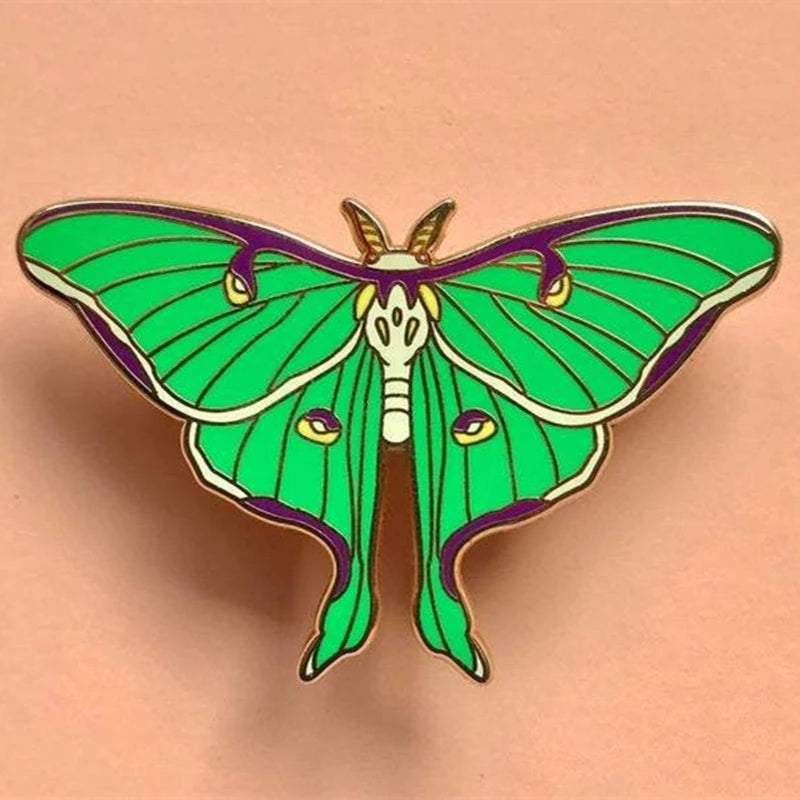 Lunar Moth Pin