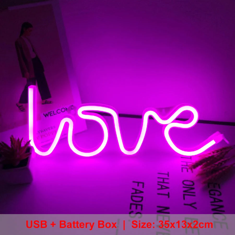 Neon Love LED