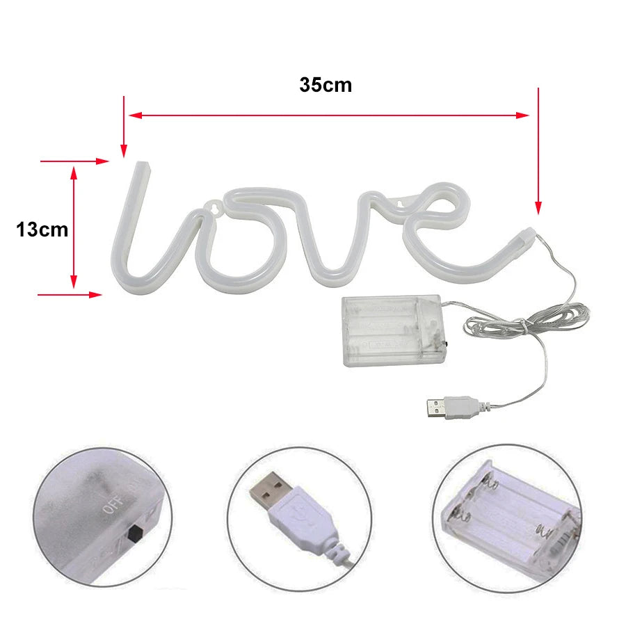 Neon Love LED