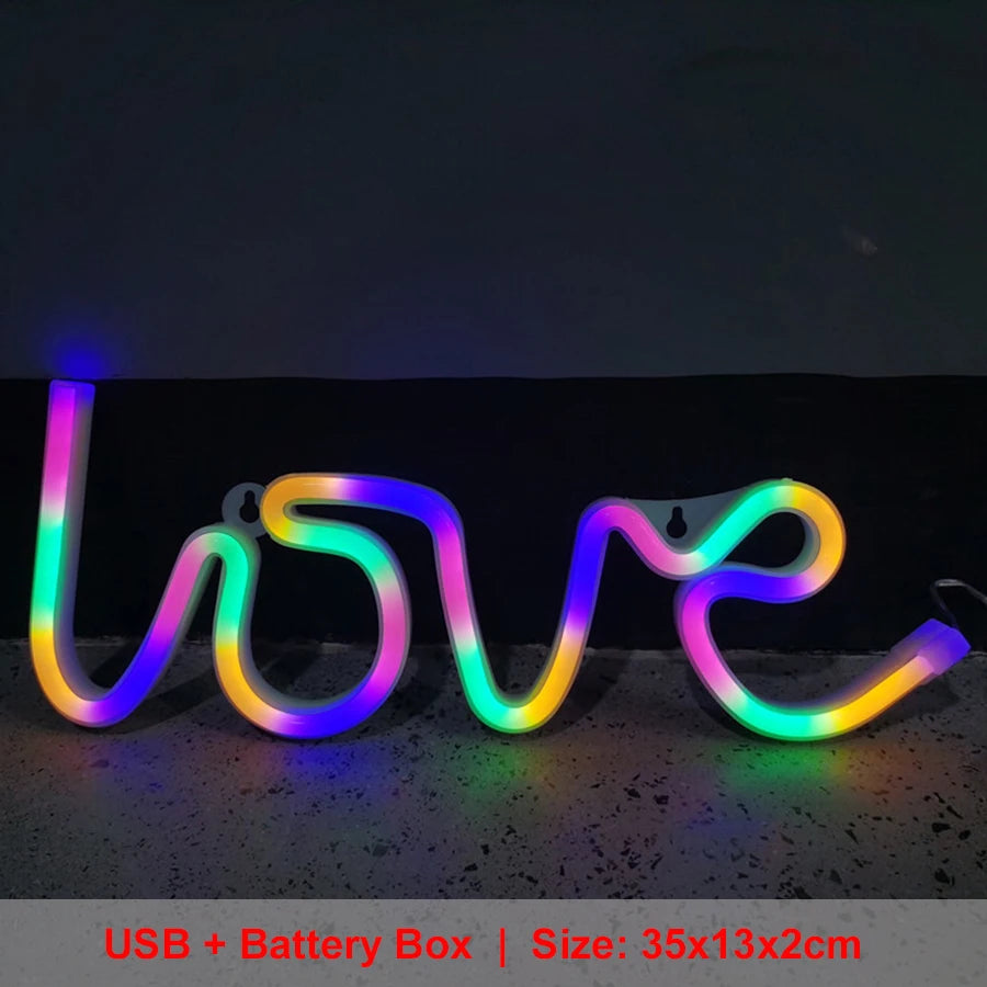 Neon Love LED