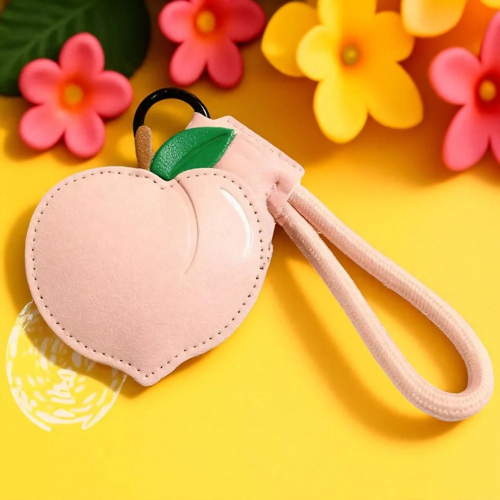 Leather Fruit Keychain