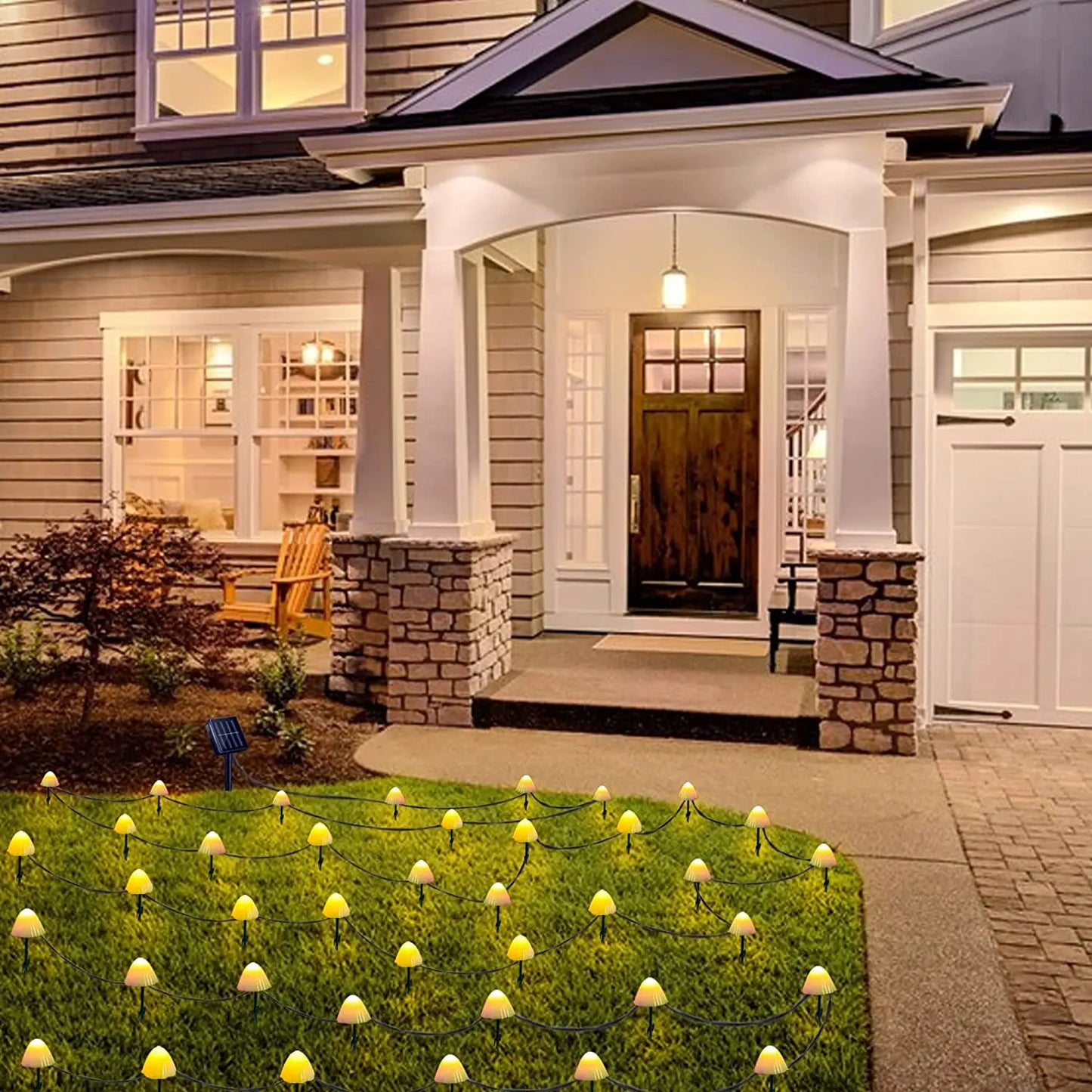 Solar Mushroom Solar LED