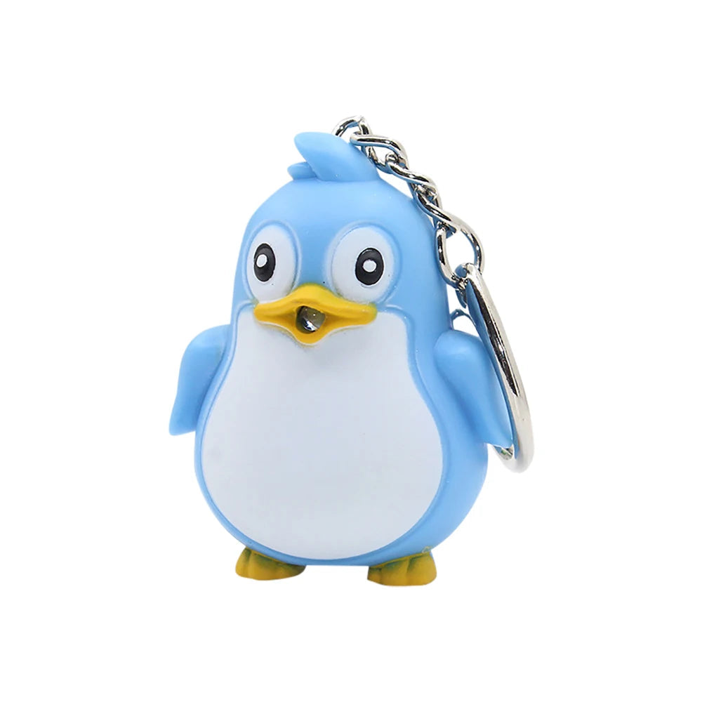 Electric Penguin Keychain