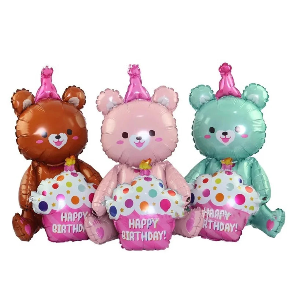 Cute Birthday Bear Balloon
