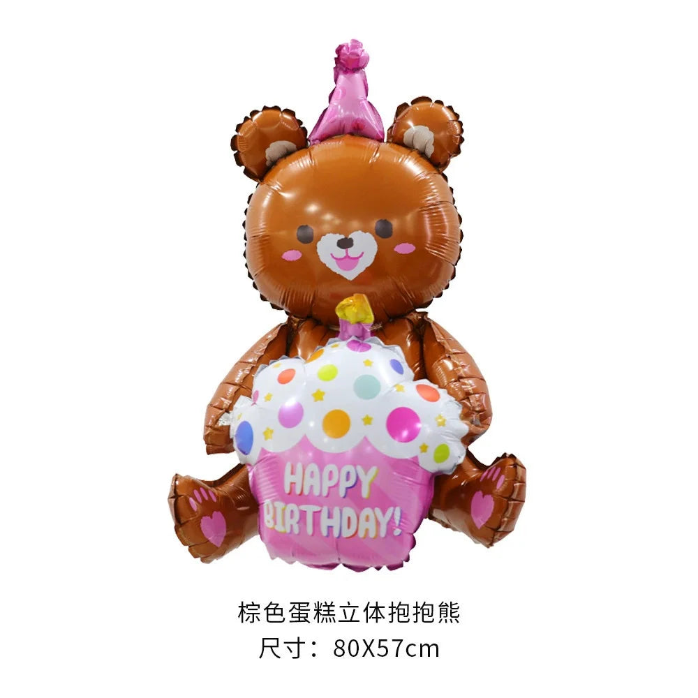 Cute Birthday Bear Balloon
