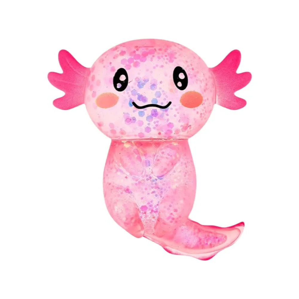 Glitter Axolotl Squishie