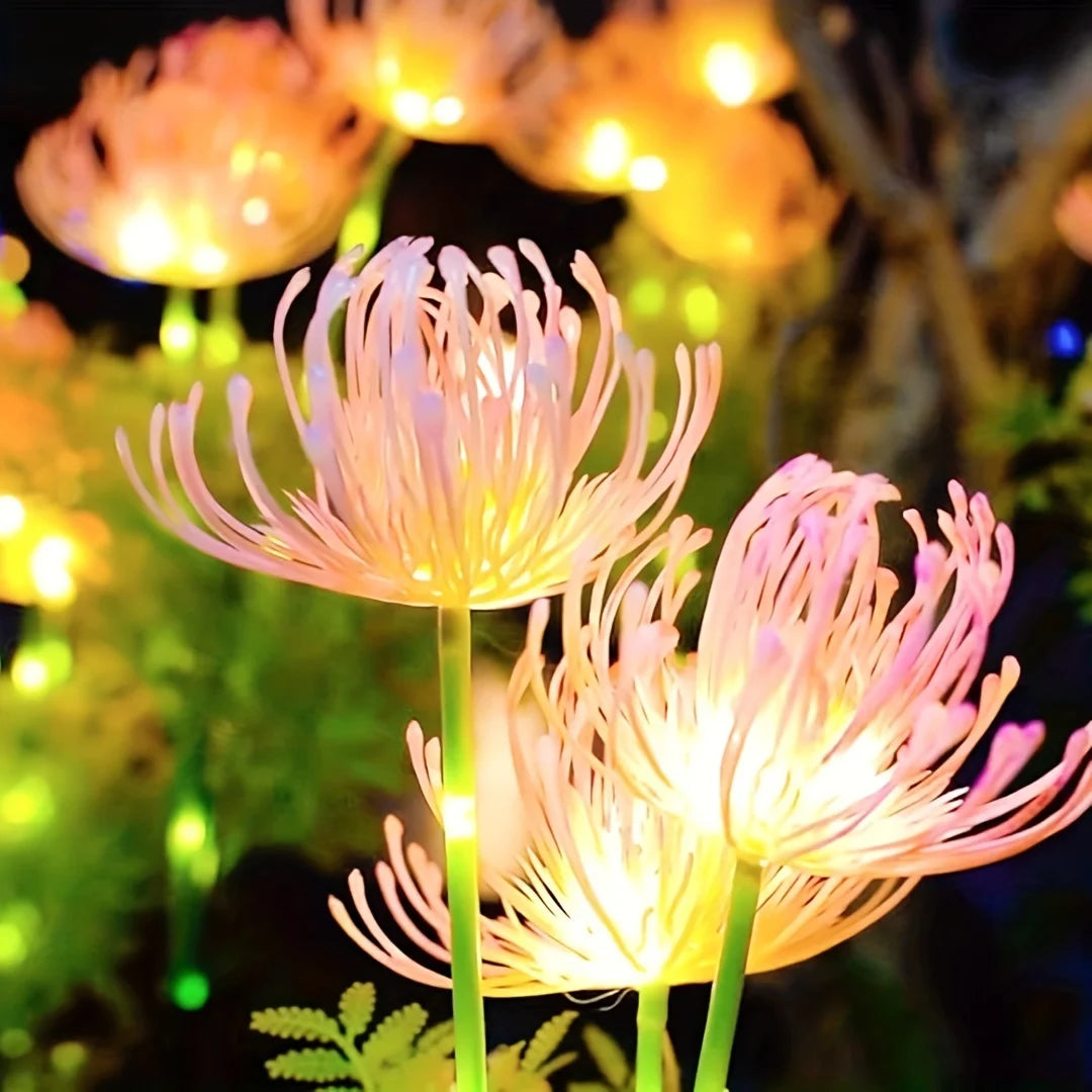 Solar Spider Chrysanthemum LED