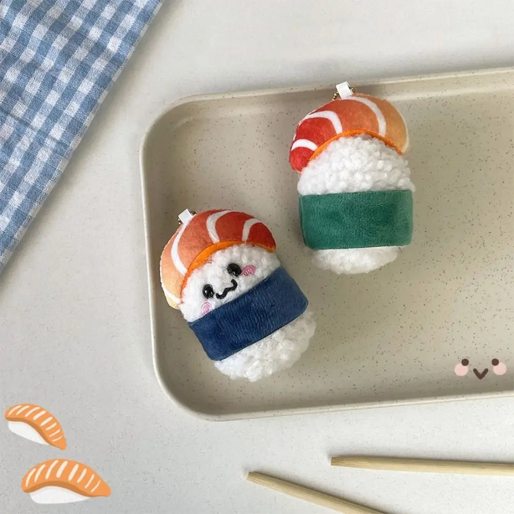 Salmon Sushi Keychain