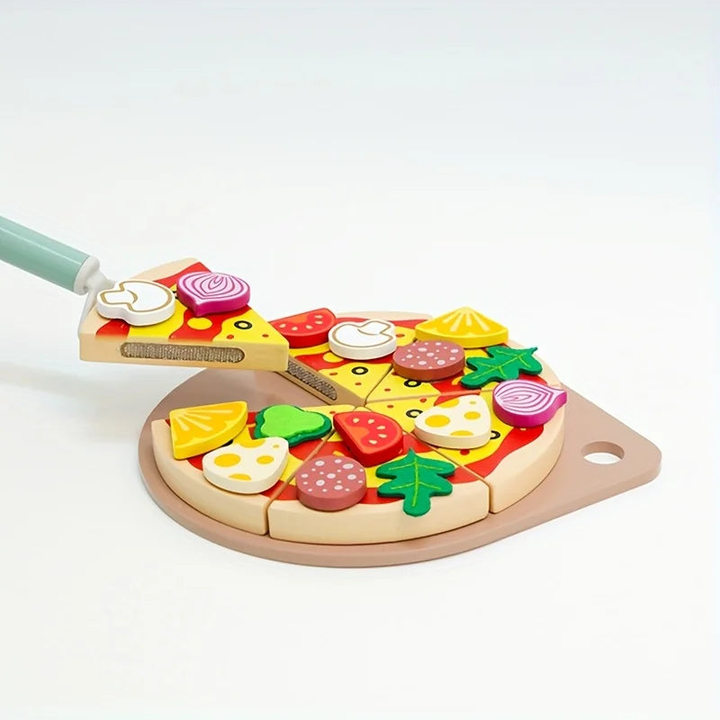 Wood Pizza Decor