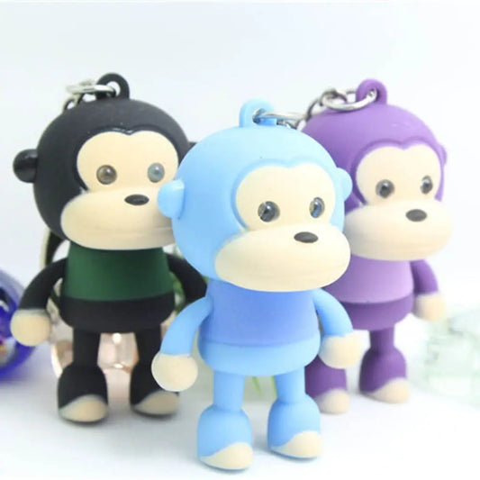 Electric Monkey Keychain