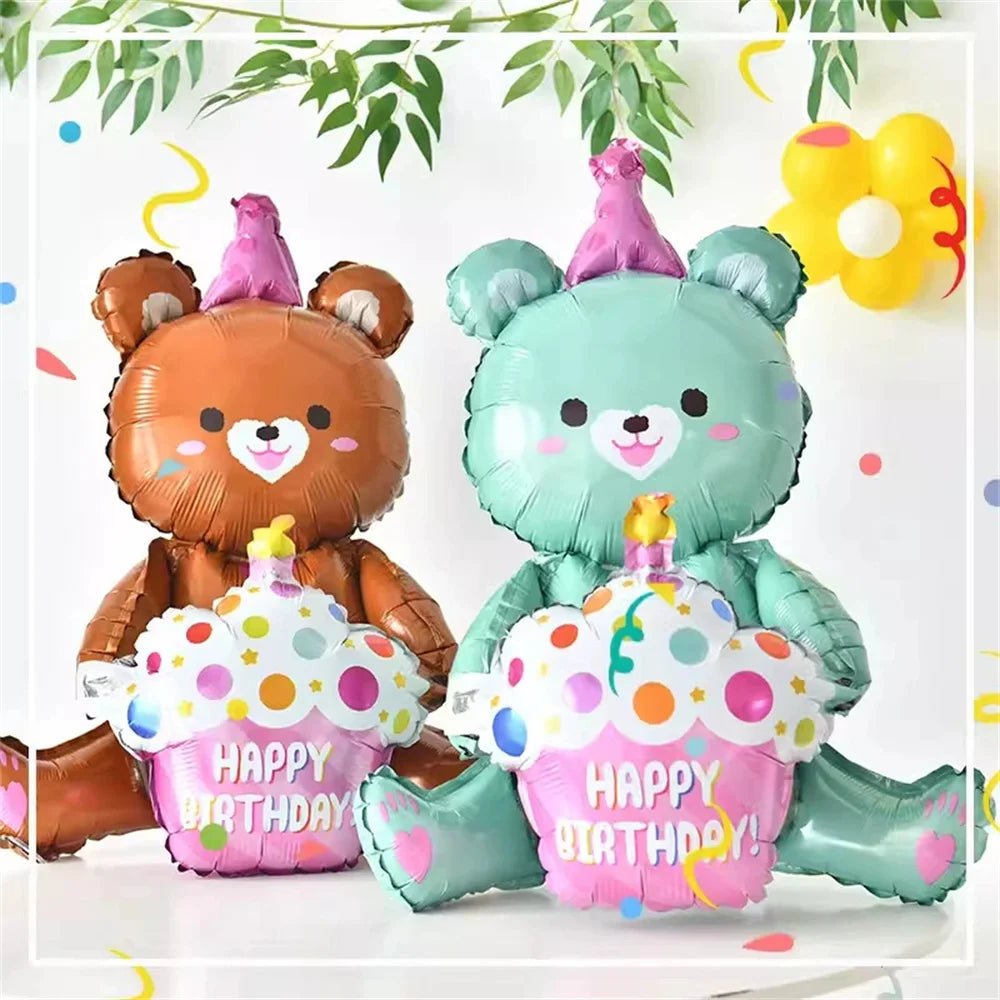Cute Birthday Bear Balloon