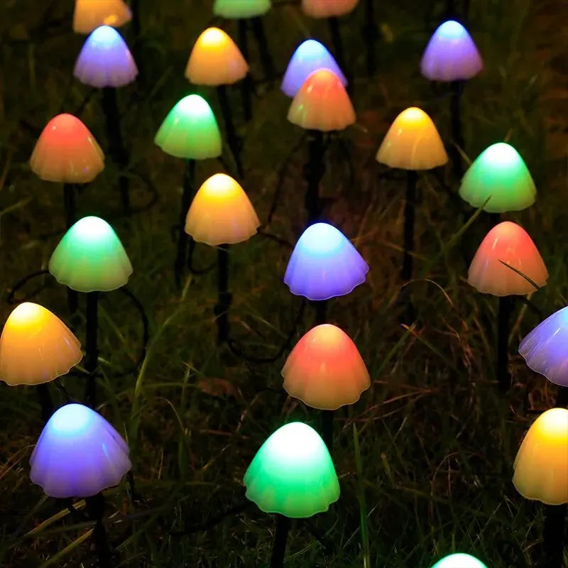 Solar Mushroom Solar LED