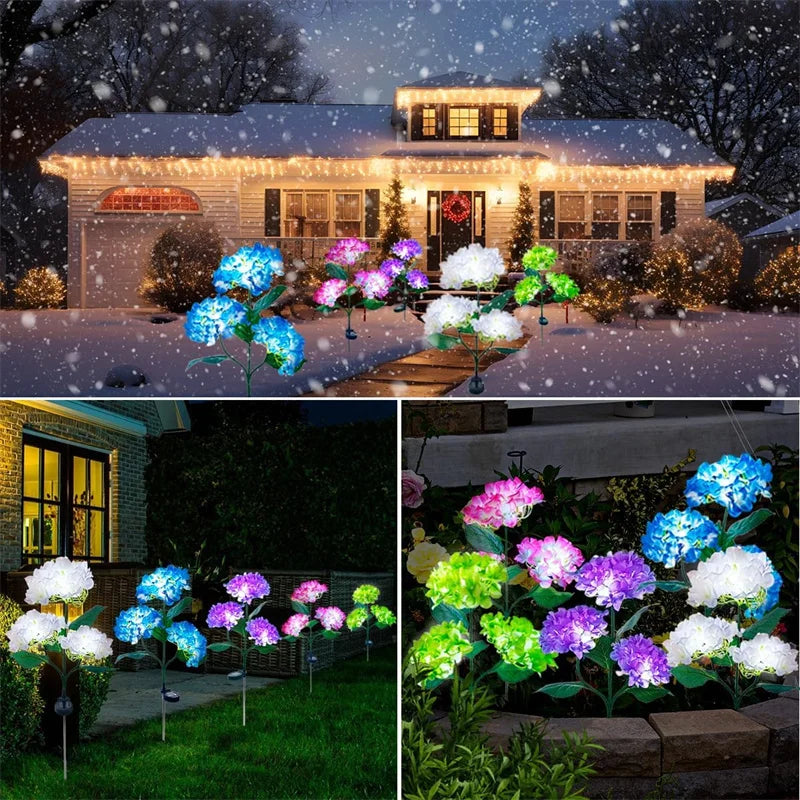 Solar Hydrangea LED