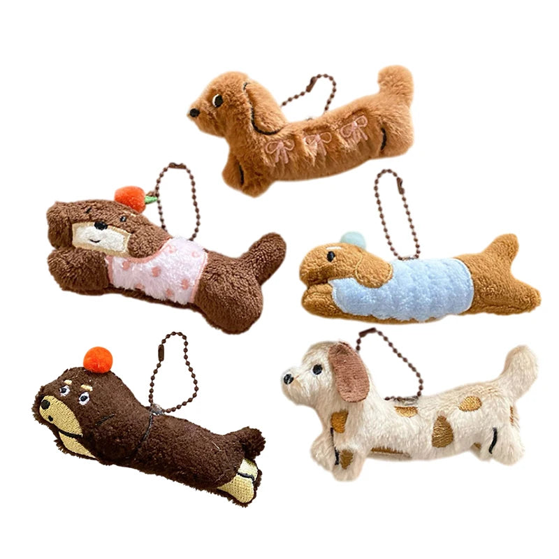 Dachshund Plush Keychain
