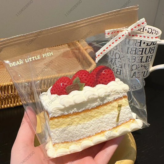 Strawberry Mousse Cake Taba Squishie