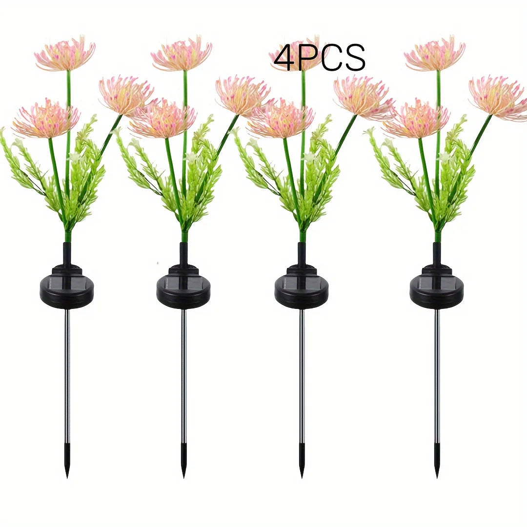 Solar Spider Chrysanthemum LED