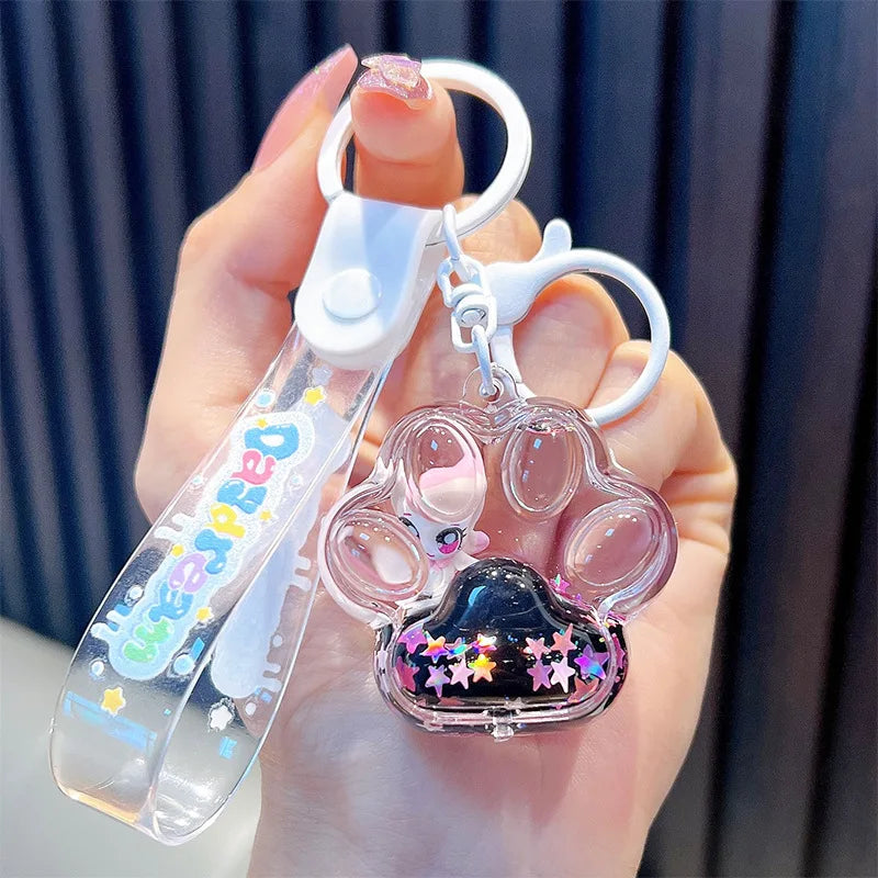 Liquid Unicorn Keychain