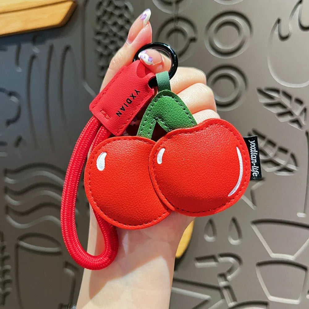 Leather Fruit Keychain