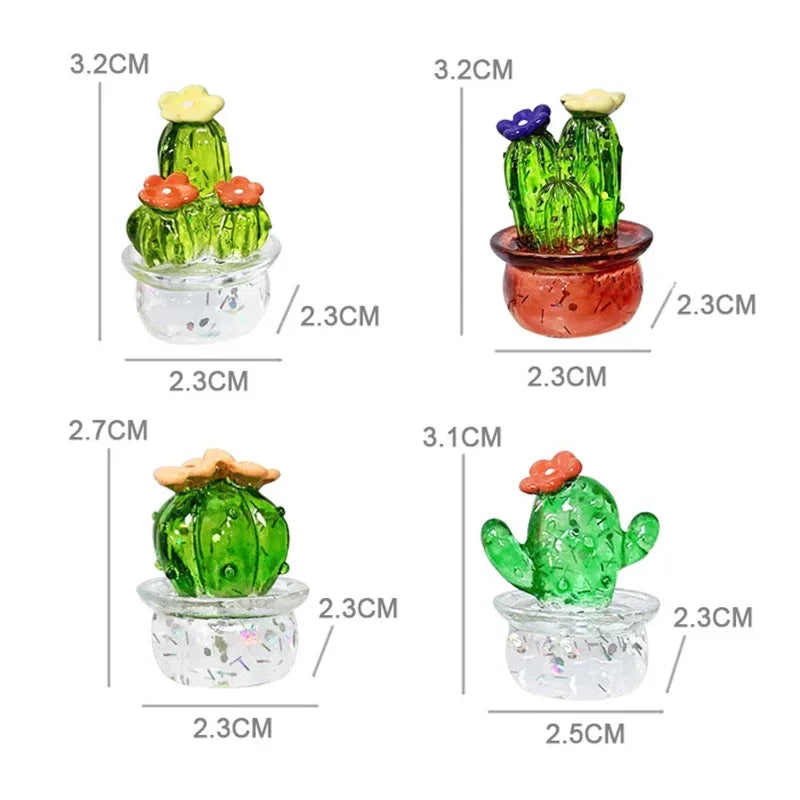 Mini Glass Cactus