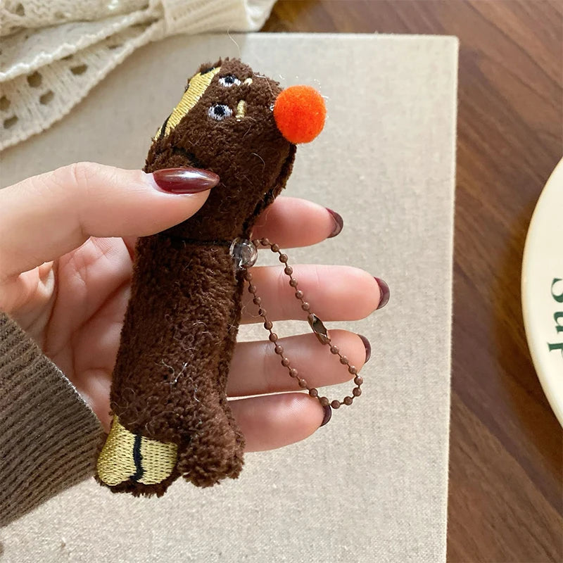 Dachshund Plush Keychain