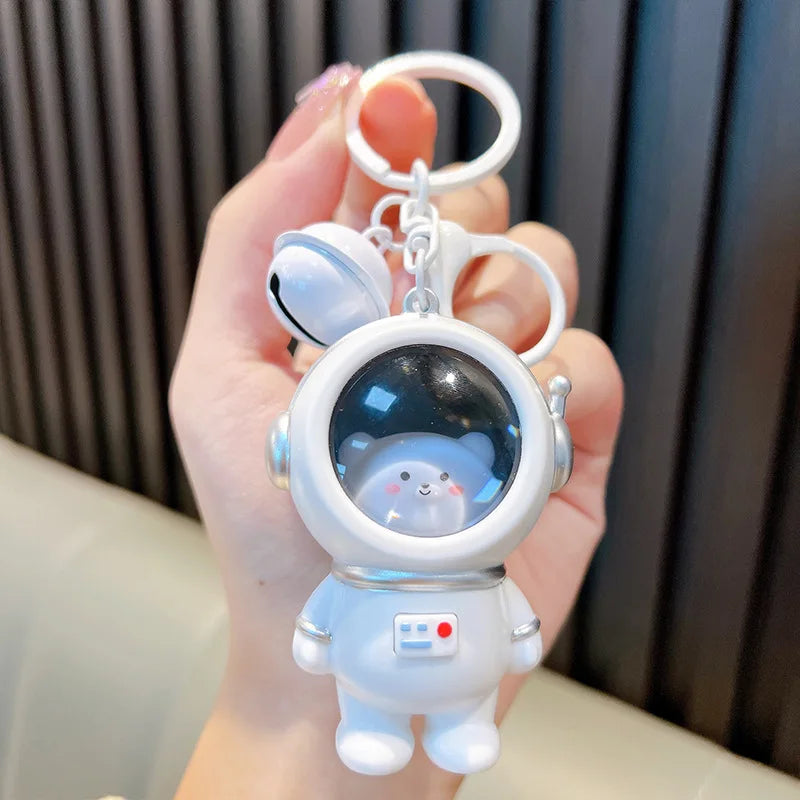 Light Up Astro Kitten Keychain