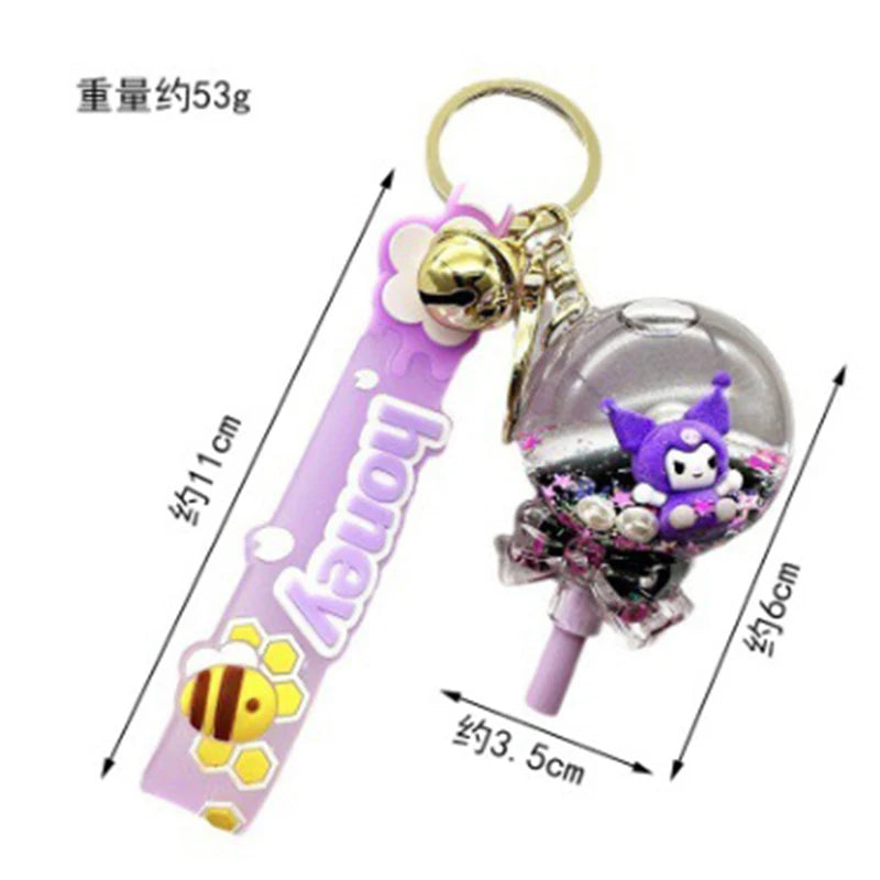 Quicksand Kuromi Keychain