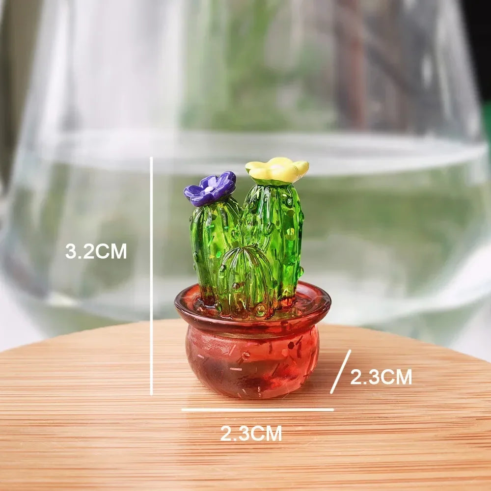 Mini Glass Cactus