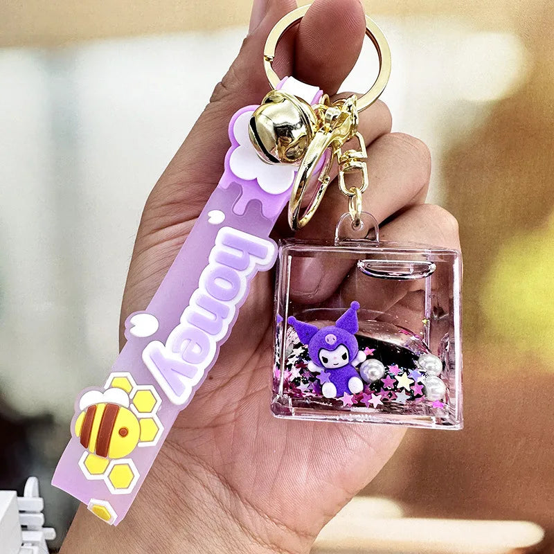 Quicksand Kuromi Keychain