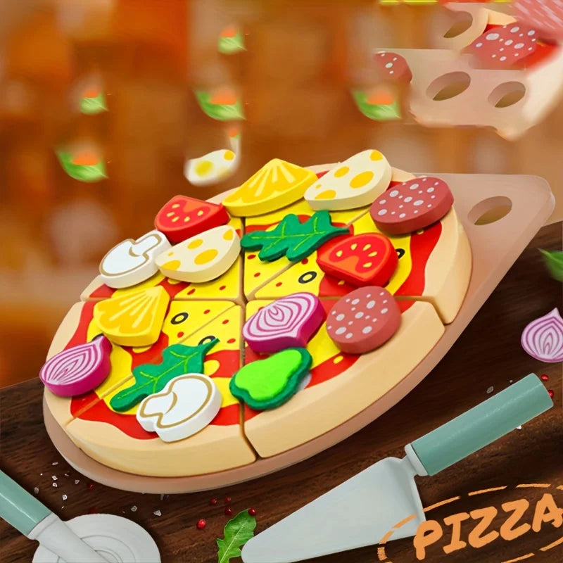 Wood Pizza Decor