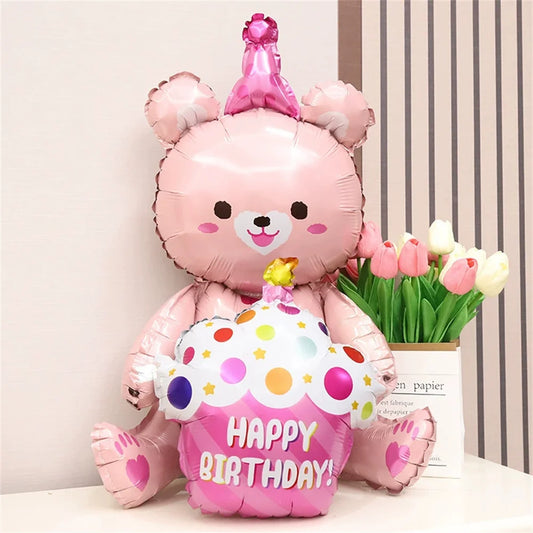 Cute Birthday Bear Balloon