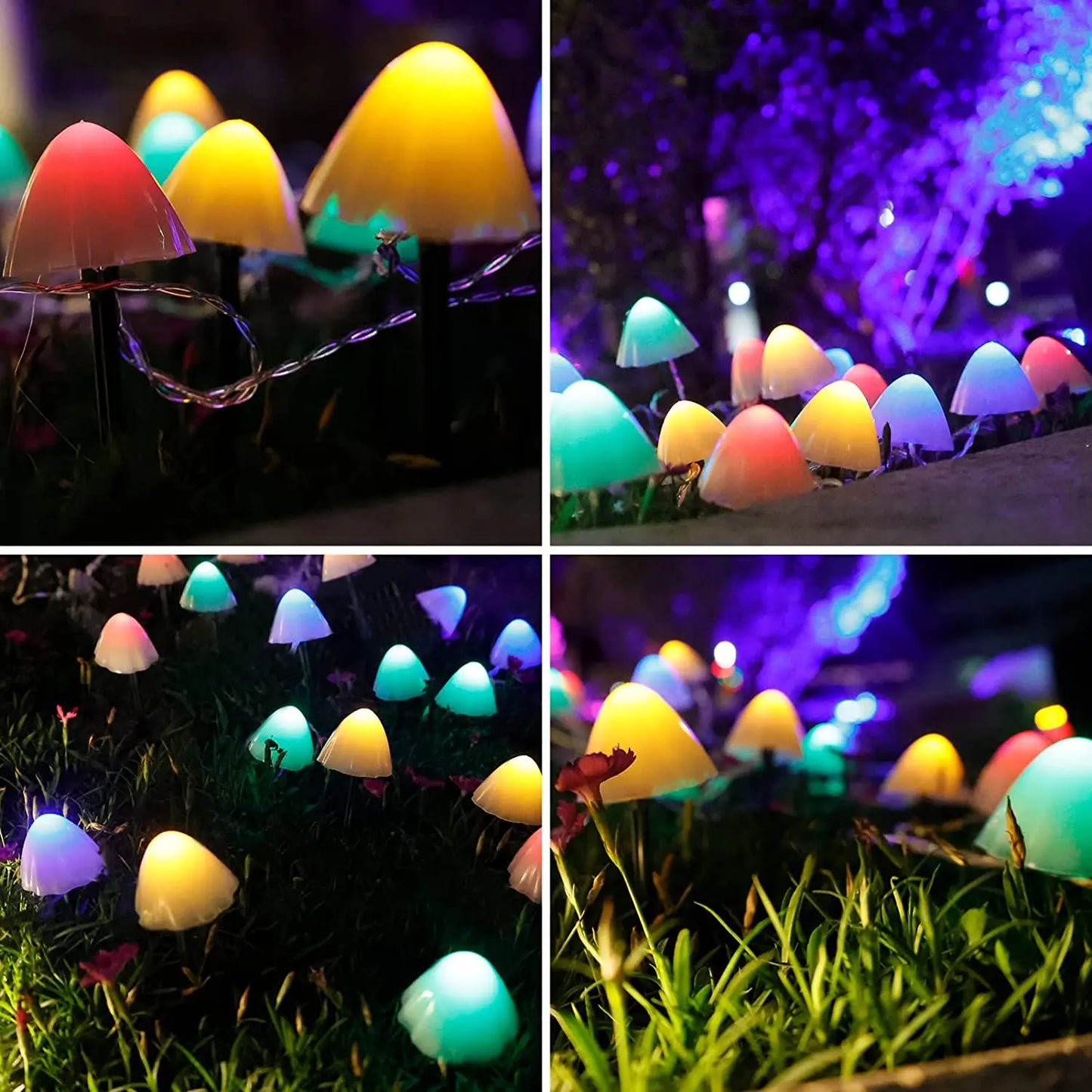 Solar Mushroom Solar LED