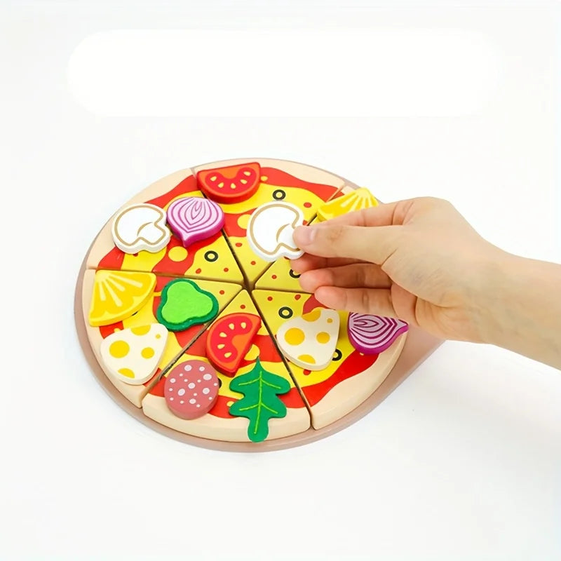 Wood Pizza Decor