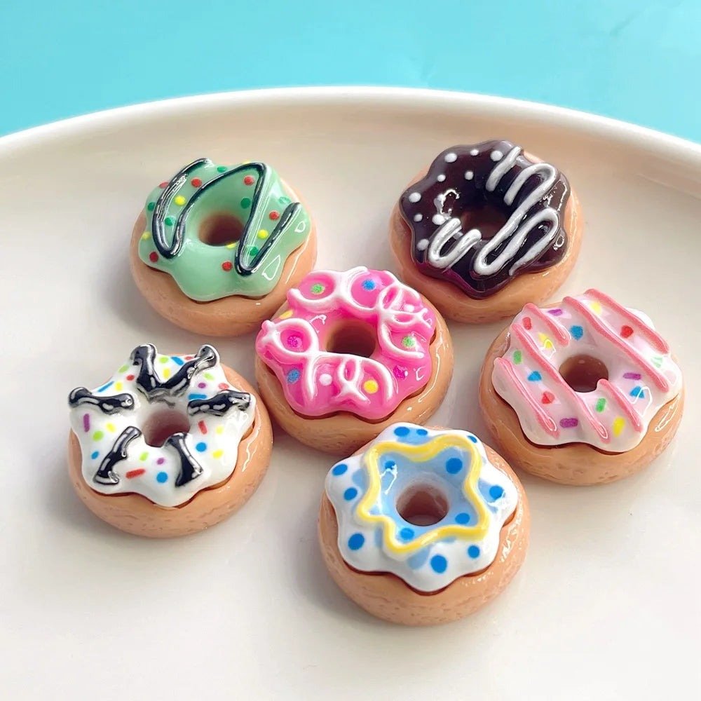 100pc Mini Resin Donuts