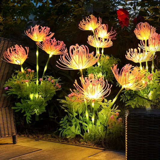 Solar Spider Chrysanthemum LED
