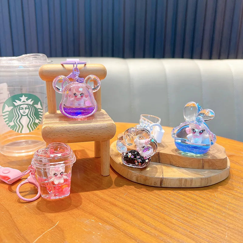 Liquid Unicorn Keychain