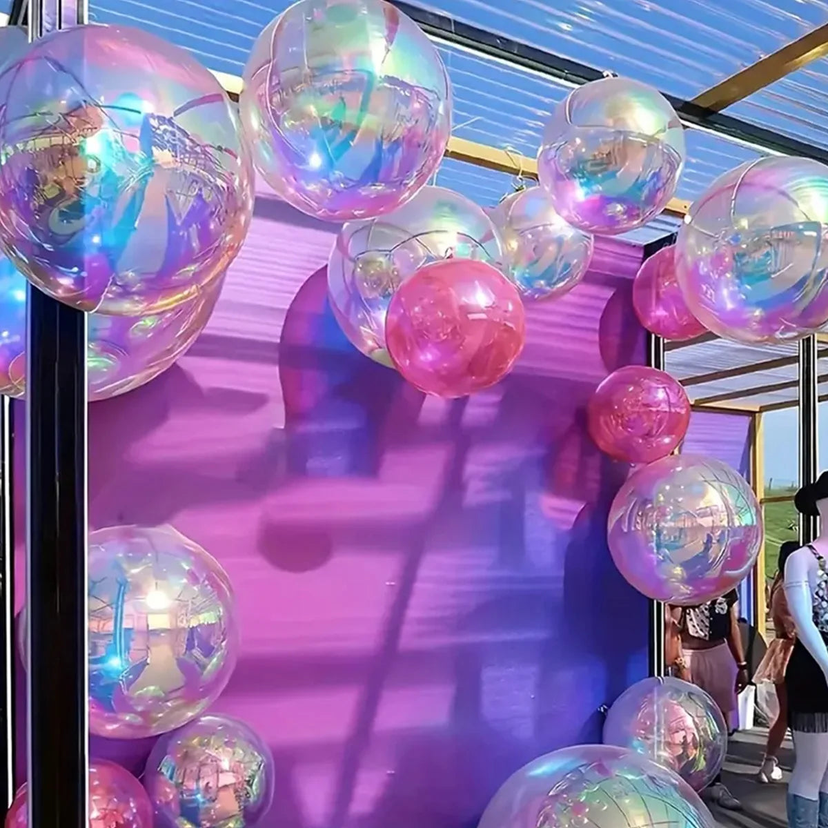 Small Iridescent Balloons