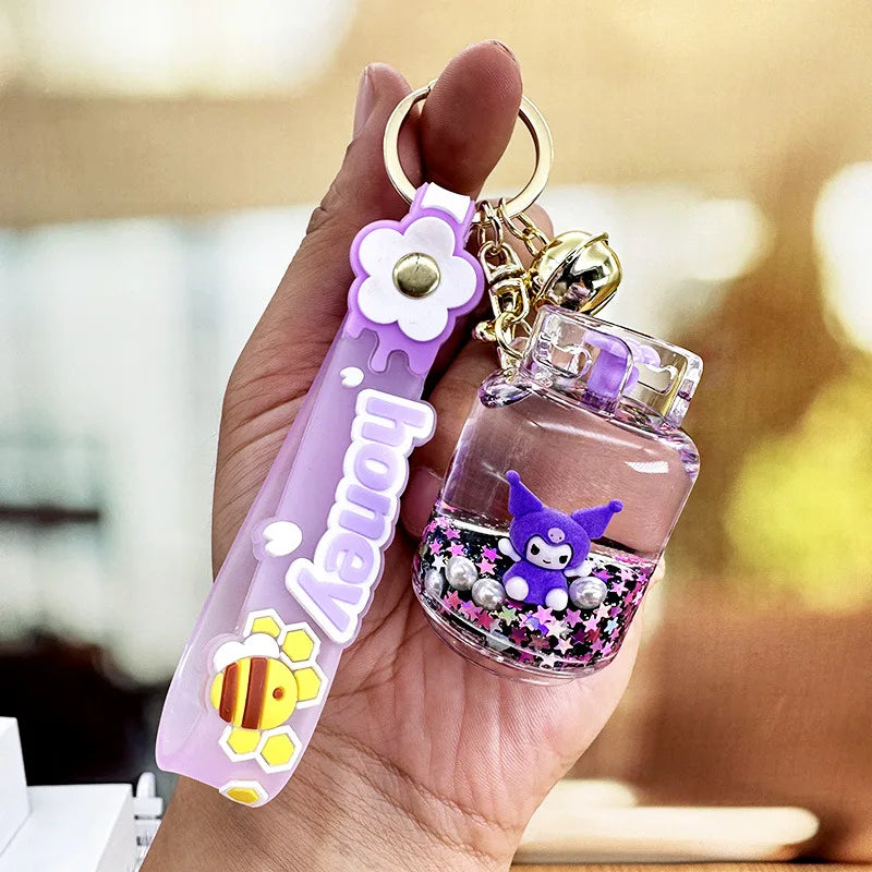 Quicksand Kuromi Keychain