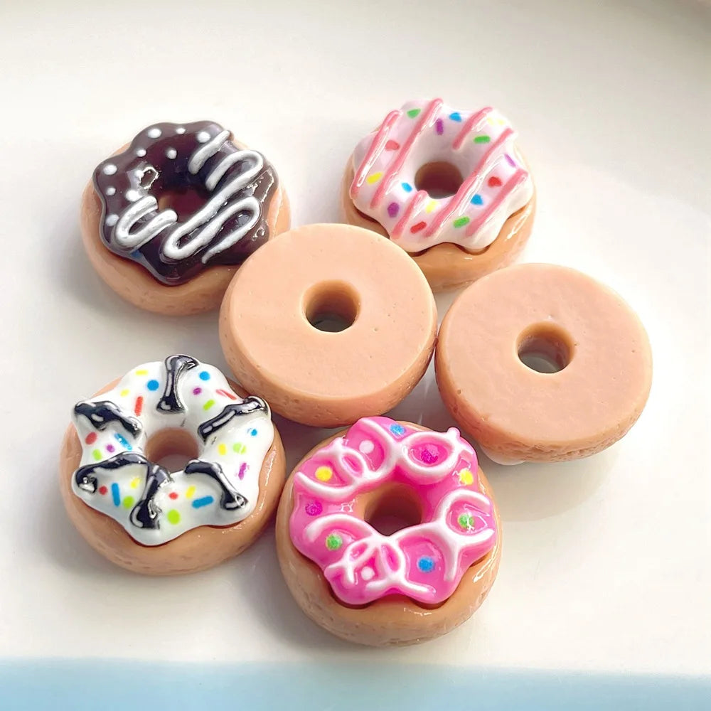 100pc Mini Resin Donuts
