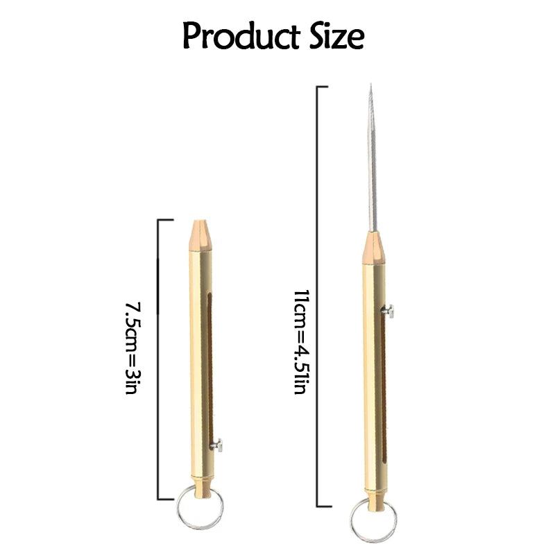 Titanium Toothpick Keychain