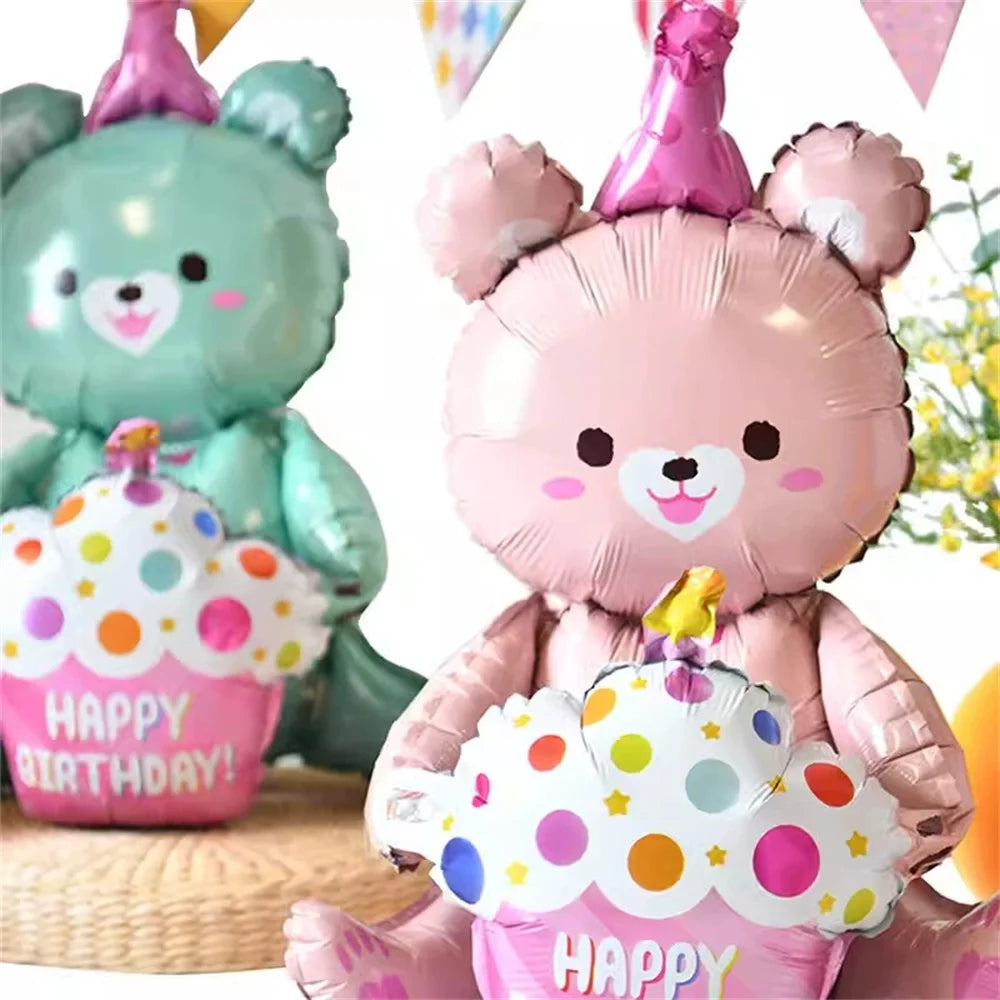 Cute Birthday Bear Balloon