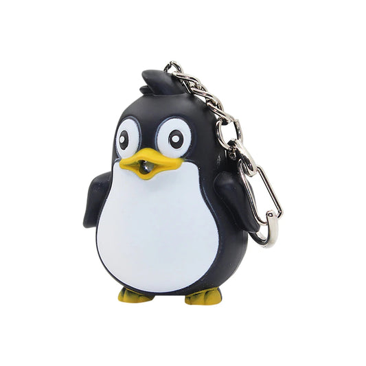 Electric Penguin Keychain