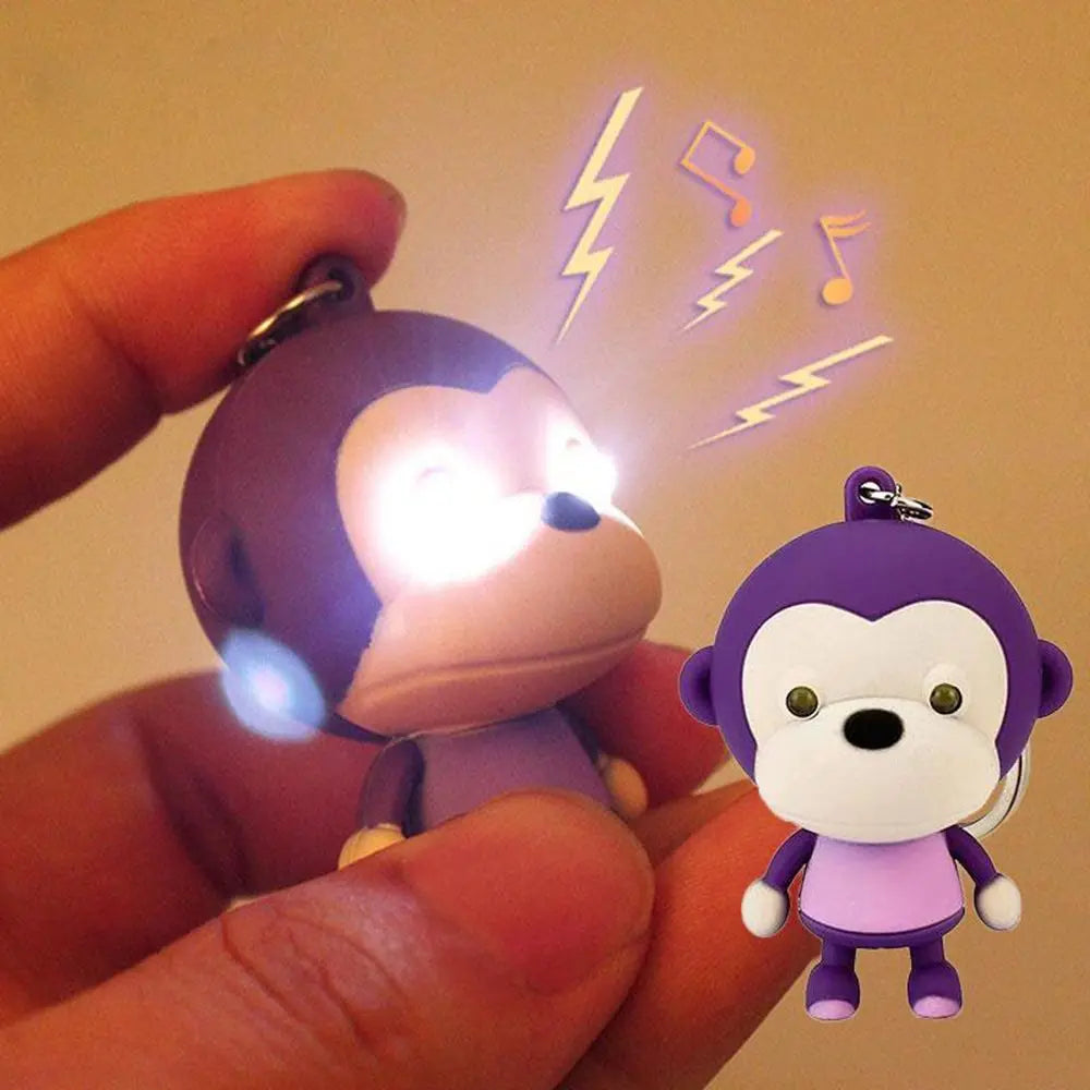 Electric Monkey Keychain